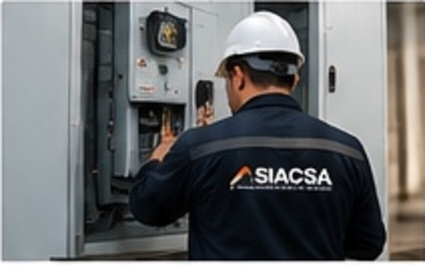 Técnico realizando mantenimiento